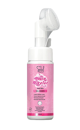 Mousse Micelar Soul Cosméticos Rosa Mosqueta 150ml