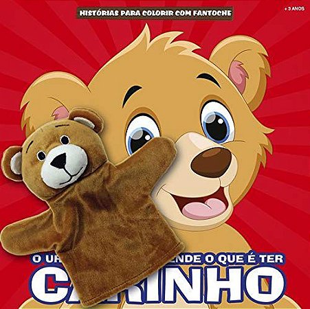 Histórias para colorir com fantoche - Urso