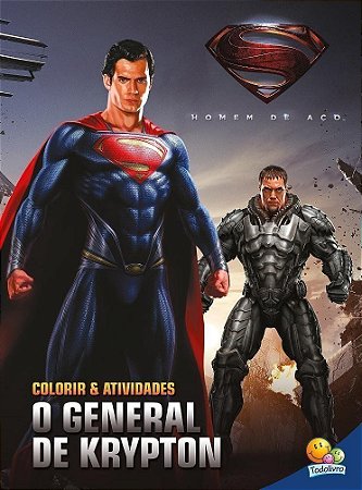Colorir e Atividades - Homem de Aço: General de Krypton