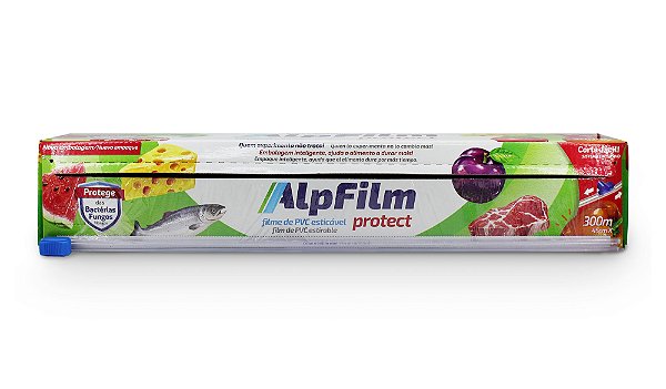 AlpFilm Protect Trilho - Plástico Filme Esticável Trilho - 300m x 45cm