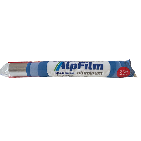 AlpFIlm Aluminio - Papel Alumíno 30cm x 7,5m