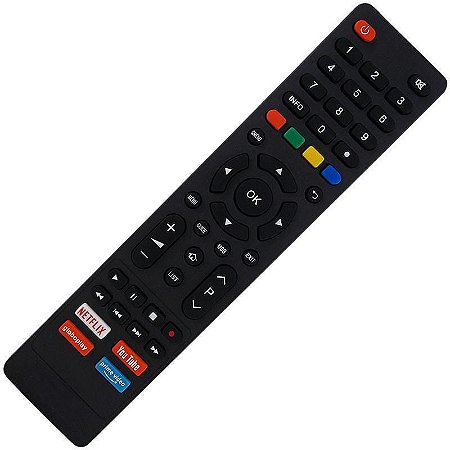 Controle Remoto TV LED Philco PTV32N5SE10H com Netflix / Youtube / Globo Play / Prime Vídeo