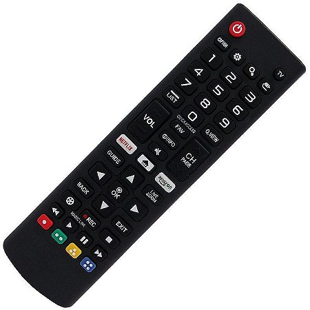 Controle Remoto TV LED LG AKB75095315 com Netflix e Amazon