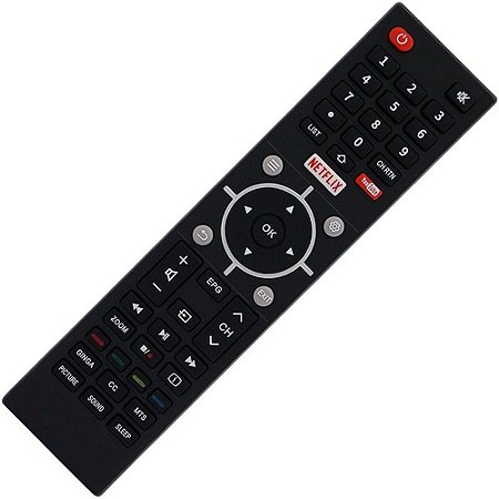 Controle Remoto TV LED Semp L43S3900FS com Netflix e Youtube (Smart TV)