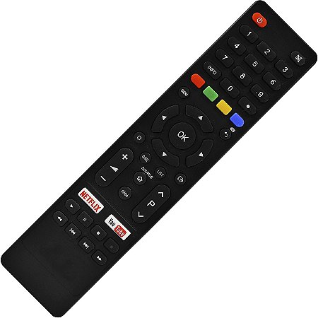 Controle Remoto TV LED Philco PTV55F61SNT 4K com Netflix e Youtube (Smart TV)