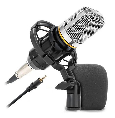 Microfone Condensador de Estúdio KNUP KP-M0021