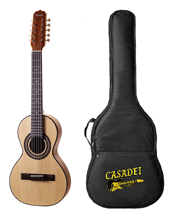 Viola Rozini Caipira Elétrica RV151 - natural fosca - acompanha capa