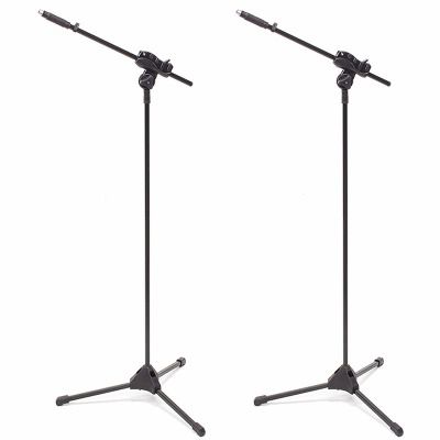Kit 2 Pedestal P/ Microfone Suporte Girafa Tripe