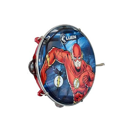 Pandeiro Luen Juvenill 8" ABS Warner Bros Flash