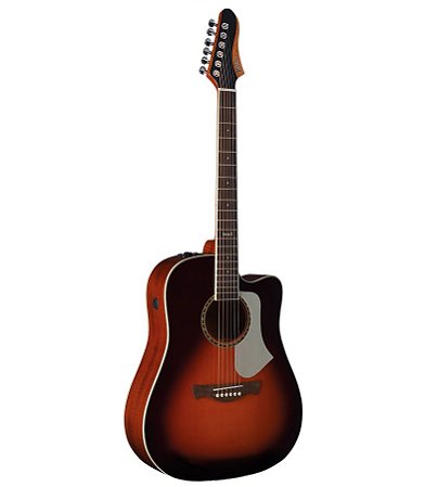 Violão Tagima Aço elétrico Folk SWELL EQ Sunburst