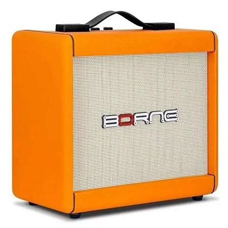 Amplificador De Guitarra Borne F60 15w Rms Laranja