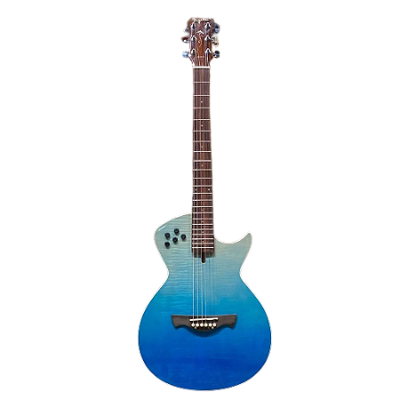 Violão Tagima Modena Elétrico Flat Sólido Aço Azul TBLF