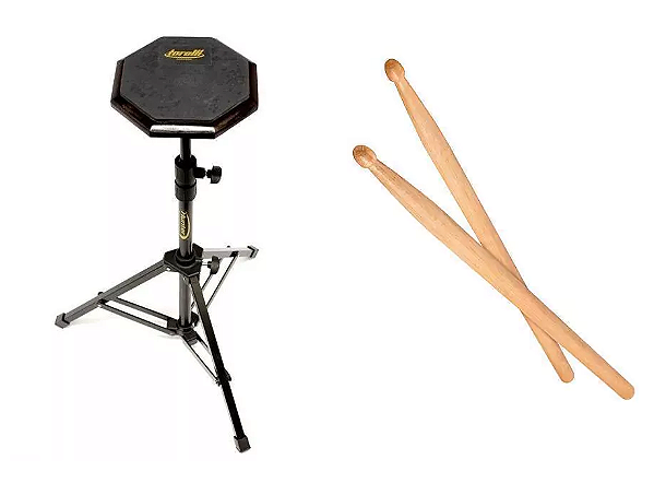 Kit Pad 6" Praticável Torelli Com Pedestal TA560 + Baquetas