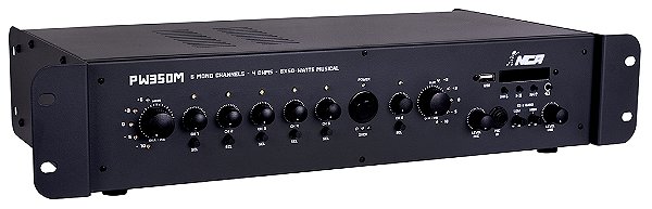 Amplificador de Potência BT Dual Zone LL Audio 180w PW350