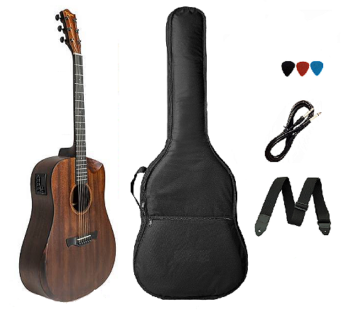 Kit Violão Aço Elétrico Tagima New England Gran Reserva