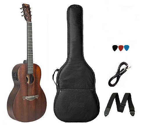 Kit Violão Aço Elétrico Tagima Utah Gran Reserva