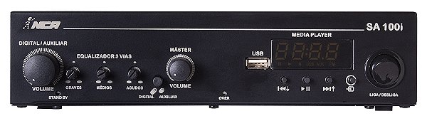 Amplificador Compacto NCA SA100i - 100W RMS