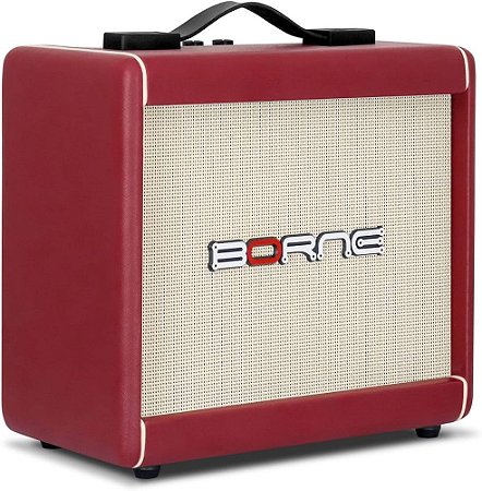 Amplificador De Guitarra Borne F60 15w Rms Vinho