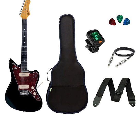 Kit Guitarra Tagima Tw61 Woodstock Preta