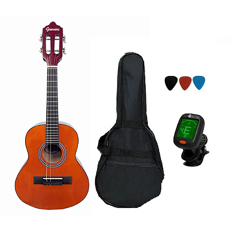 Kit Cavaco Acústico Giannini CS14 Natural + Acessórios