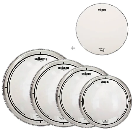 Kit de Peles para Bateria Wlliams 10 x 12 x 14
