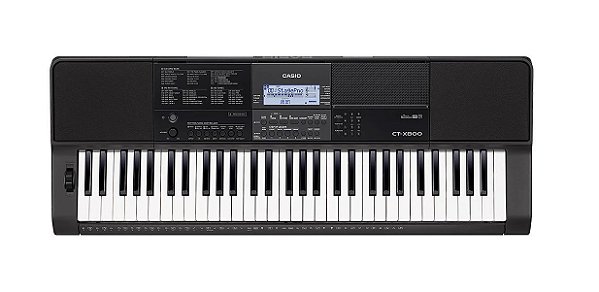 Teclado Casio Ctx800 61 teclas com resposta ao toque, 48 polifonias