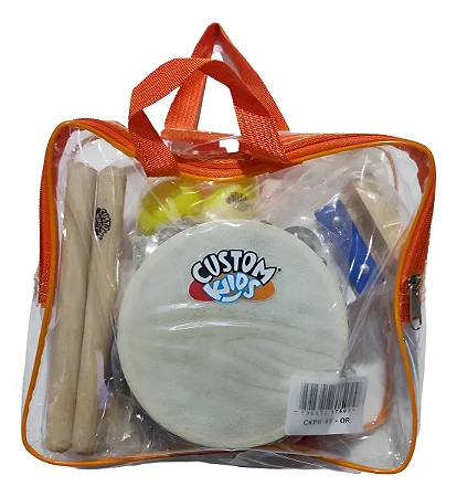 KIT PERCUSSÃO INFANTIL CKPK 4T
