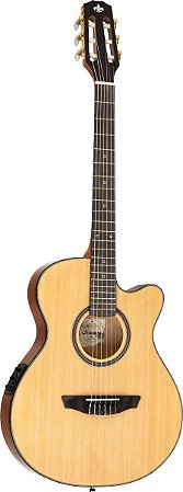 Violão Strinberg Elétrico náilon Flat SCF25 Natural