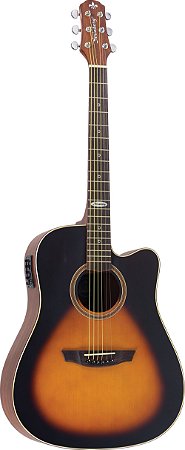 Violão Strinberg Sd200 Folk Elétrico Aço Sunburst