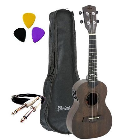 Kit Ukulele Concert Strinberg UK06CE TOS Elétrico