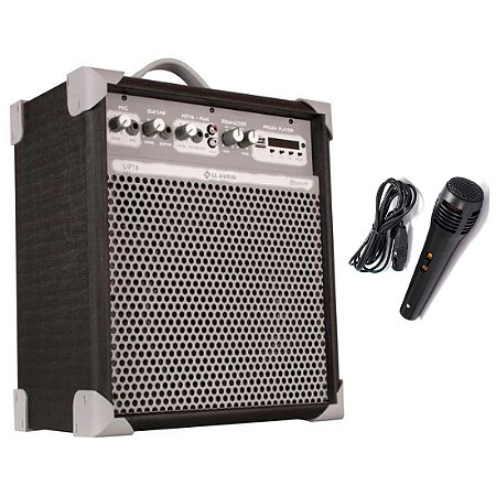 Caixa de Som Multiuso UP!8 FM/USB/BLUETOOTH + Microfone