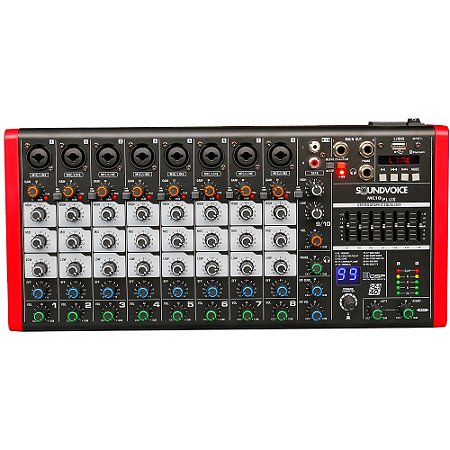 MESA DE SOM COMPACTA SOUNDVOICE MC 10 PLUS