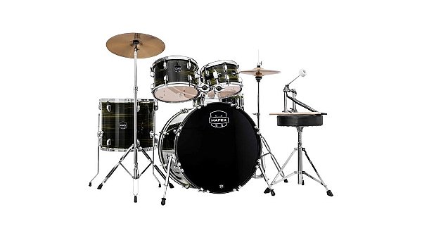Bateria Mapex Comet 5 peças CM5294FT - Preta