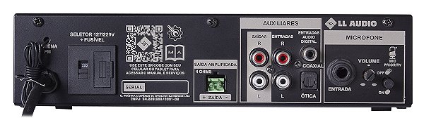 Amplificador Compacto de Potência NCA - SA50i
