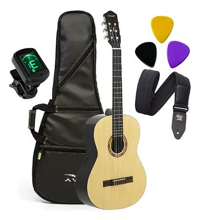 Kit Violão Acustico 3/4 Nylon Concert CN360N 36"