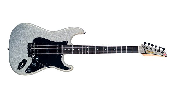 Guitarra Elétrica Seizi Fun Katana Superstrato Lighter Silver Sparkle