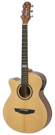 Violão Strinberg Sa200 Aço Elétrico Natural Fosco Canhoto
