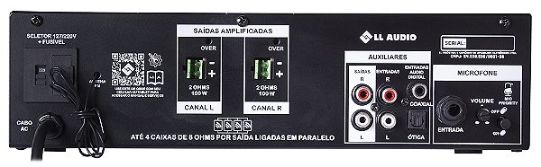 Amplificador Compacto de Potência Sa200 STI
