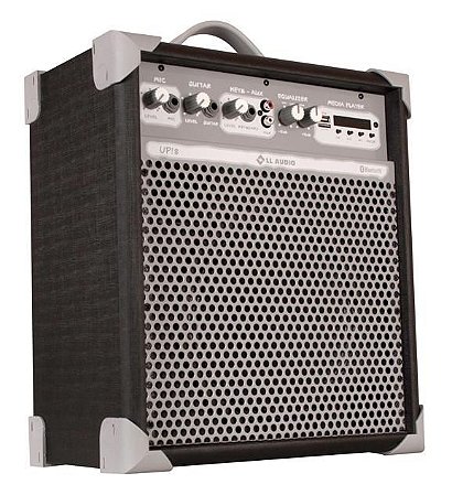 Caixa de Som Amplificada Multiuso UP!8 FM/USB/BLUETOOTH - Preta
