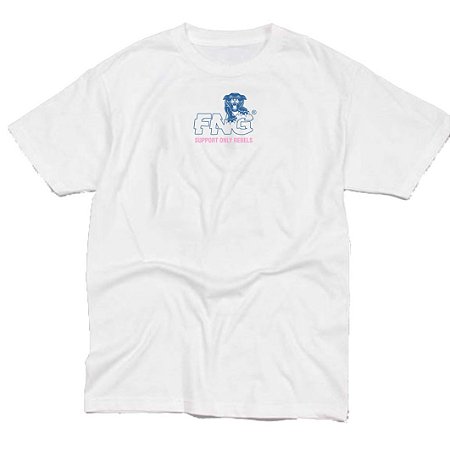 Camiseta -Support Only Rebels - Branca