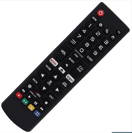 Controle Remoto TV LG Smart AKB75095315 com Netflix e Amazon LE-7045