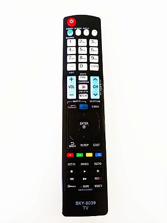 Controle Remoto TV LG 3D Smart TV AKB74115501/ AKB73275620 / AKB73615319 / AKB73756511