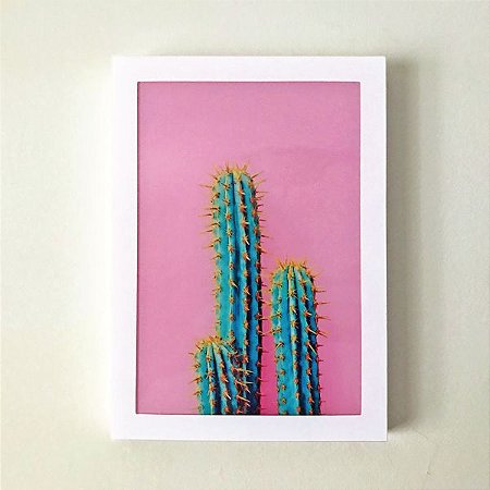Quadro Decorativo em Acrílico Cactus