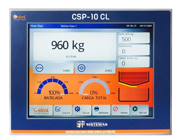 Indicador  de pesagem SP-10CL  Linha Automação