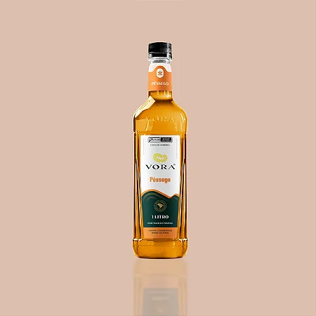 Xarope VORA Concentrado Pêssego  Garrafa de 1000ml