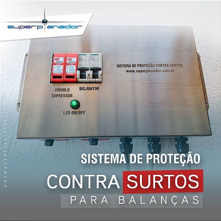 Sistema de Proteção contra Surtos SP.S.P ( Raios) para Balanças rodoviárias 100% Nacional