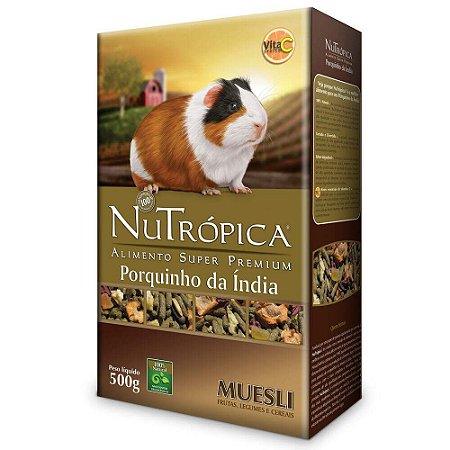 Nutrópica Porquinho da Índia Muesli 500g