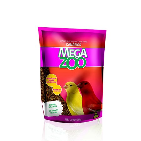 Ração Megazoo Canários CM 15 350g