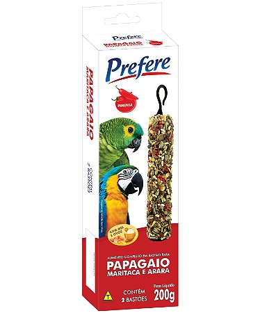 Prefere Bastão Pimenta Papagaio, Maritaca e Arara 200g