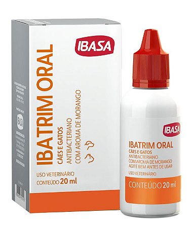 Ibatrim Oral Ibasa - 20ml - Sulfadiazina + Trimetoprim